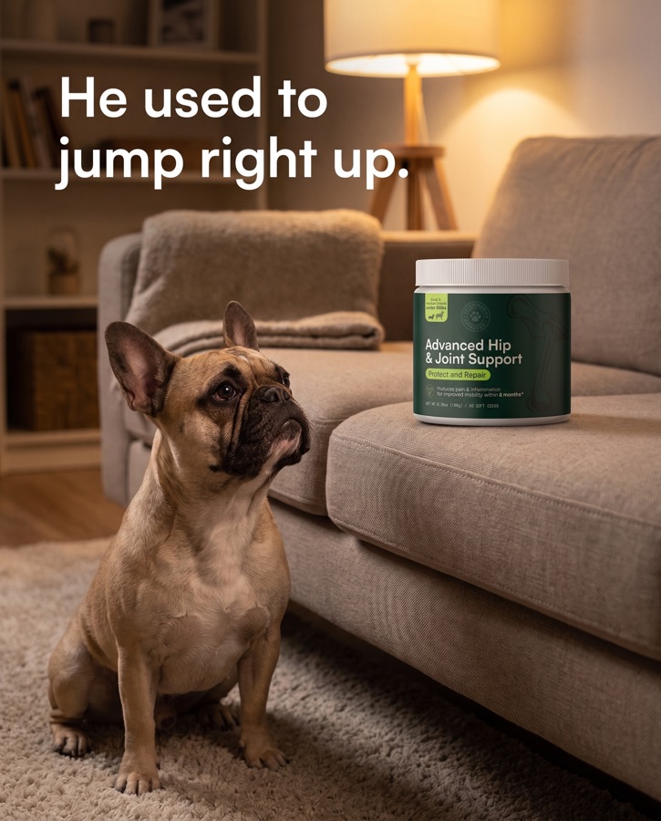 The product photographed in a living room scene